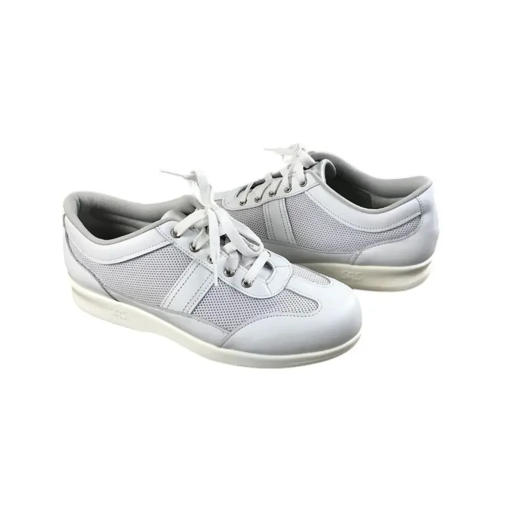 SAS FT Mesh Walking Shoe Sneakers Women 8.5M White Everyday Comfort Made In USA